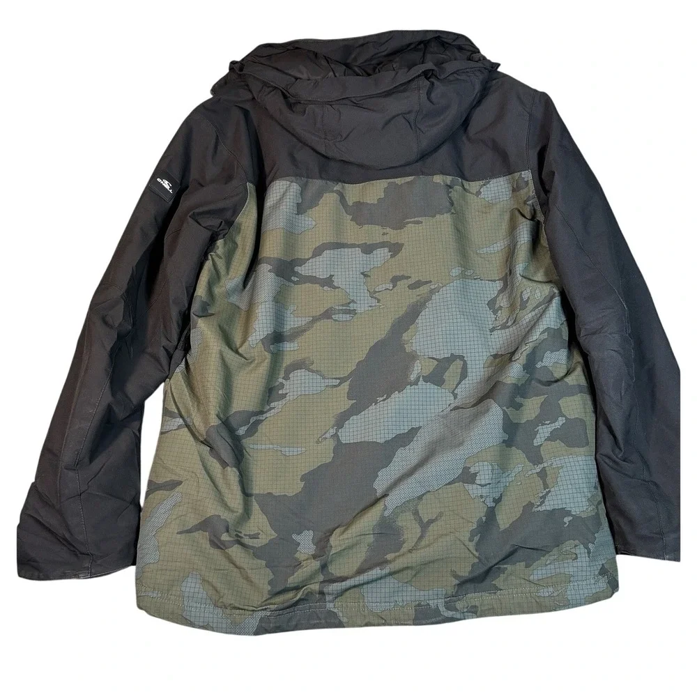 O'Neill Camo Snowboard Jacket Hyperdry 10K Insulated Gorpcore Mens‎ L